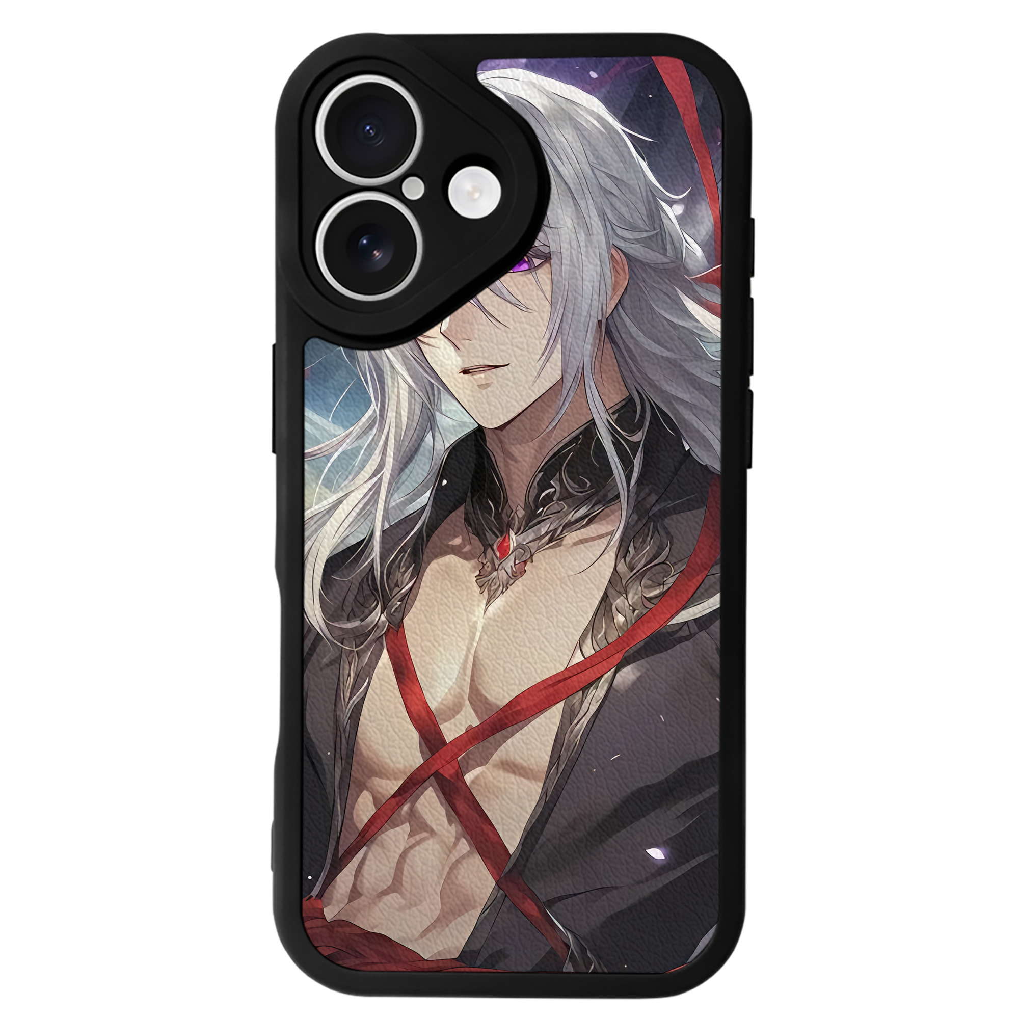 （画像用） 刀剣乱舞 Touken Ranbu 【iPhone 16シリーズ対応】シリコンスマホケース（レザー調） 材質：シリコン